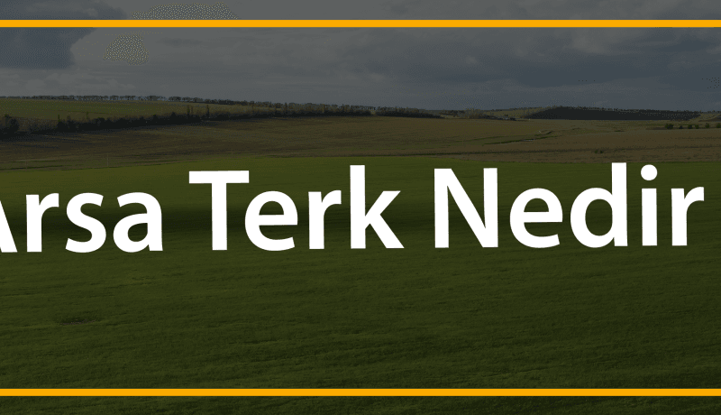 arsa terk nedir